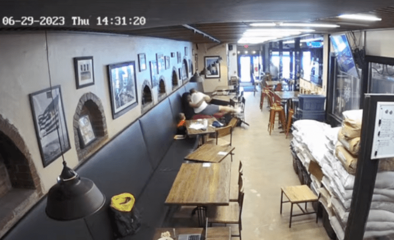 Surveillance footage of assault shown at House Judiciary Committee hearing on Oct. 12, 2023.